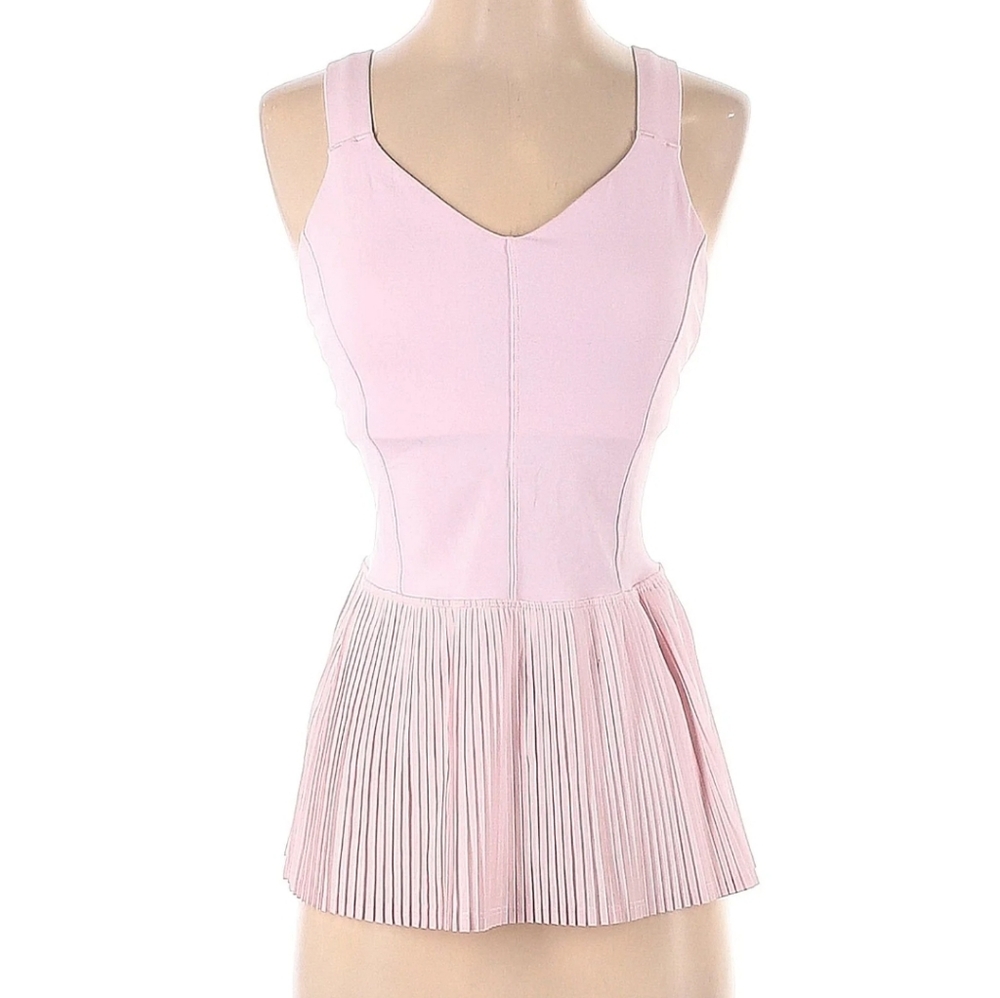 lululemon athletica Pink Pleated Women's Top